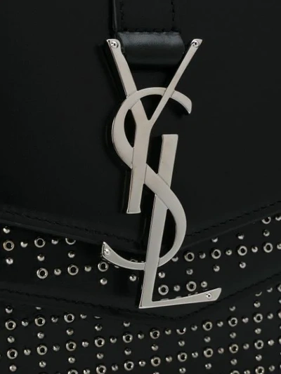 Shop Saint Laurent Medium Sulpice Bag - Black