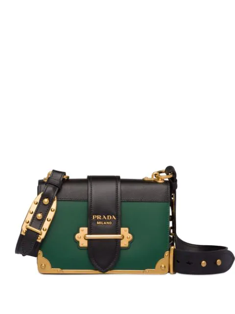 Cahier Shoulder Bag In F0kbh Billiard Green/black
