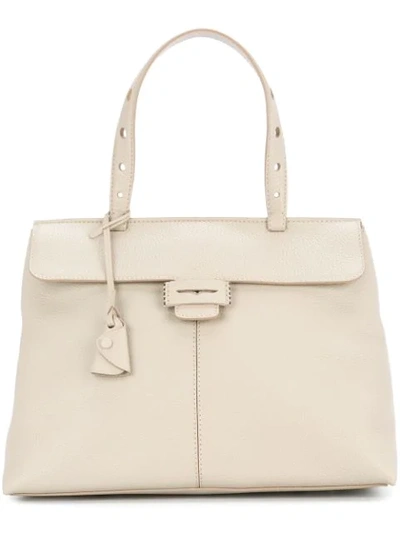 Shop Myriam Schaefer Baby Lord Shoulder Bag In Neutrals