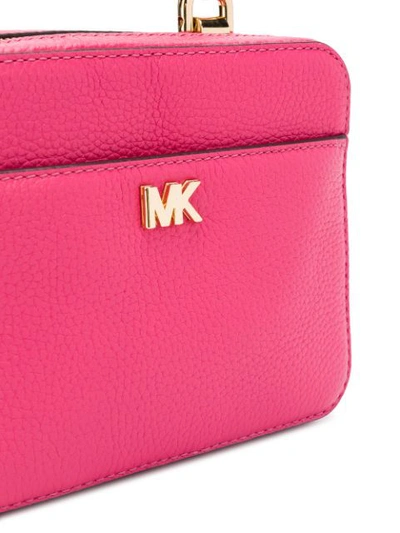Shop Michael Michael Kors Mott Crossbody Bag - Pink