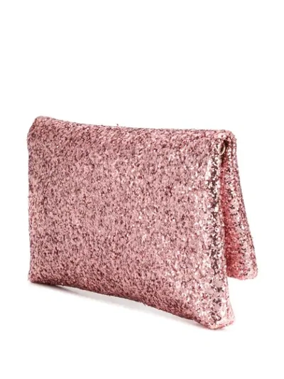 JIMMY CHOO TITANIA CLUTCH - 粉色