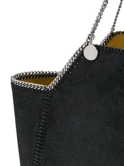 Shop Stella Mccartney Reversible Medium Falabella Tote Bag - Black