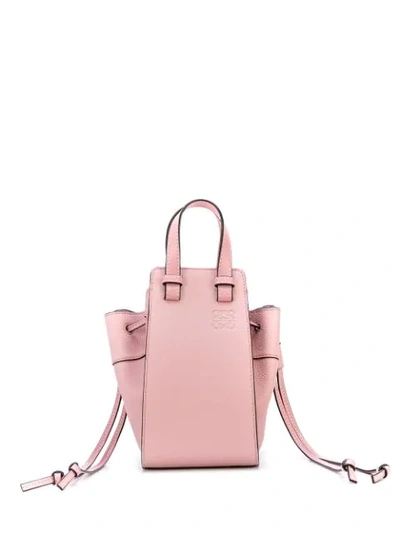 Shop Loewe Mini Hammock Bag In Pink