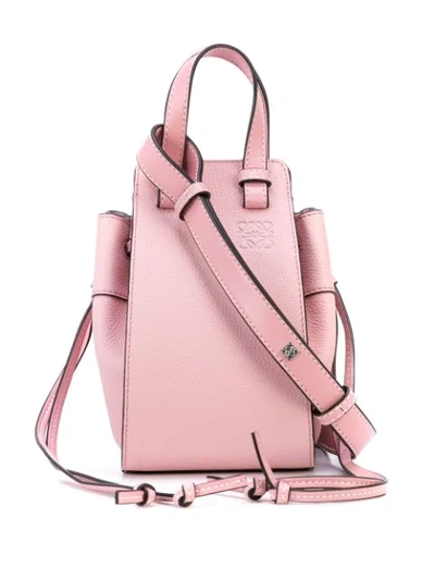 Shop Loewe Mini Hammock Bag In Pink