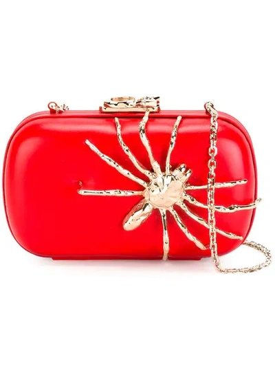 Shop Corto Moltedo Susan C Star Clutch Bag In Red