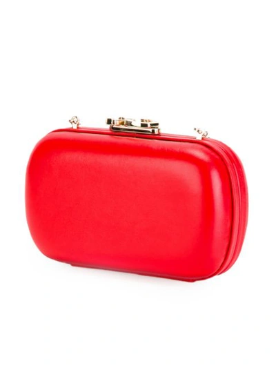 Shop Corto Moltedo Susan C Star Clutch Bag In Red