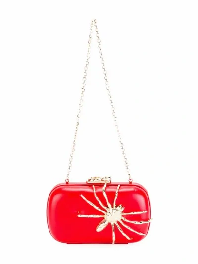 Shop Corto Moltedo Susan C Star Clutch Bag In Red