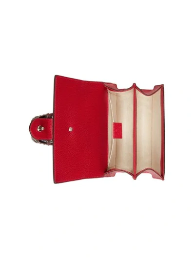 Shop Gucci Dionysus Mini Top Handle Bag In Red
