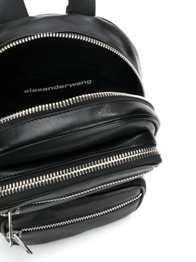 Shop Alexander Wang Double-zipped Backpack In Black