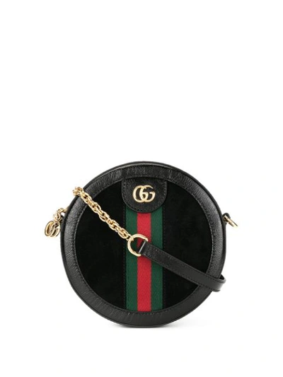 Shop Gucci 'ophidia' Mini-schultertasche - Schwarz In Black