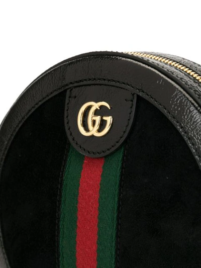 Shop Gucci 'ophidia' Mini-schultertasche - Schwarz In Black