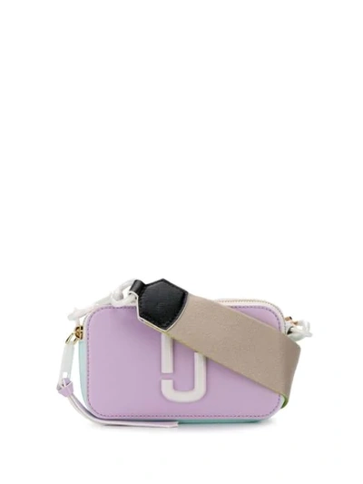 Shop Marc Jacobs The Ceramic Snapshot Bag In Purple