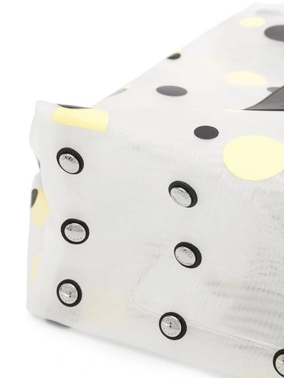 Shop Kenzo Polka Dot Tote In White