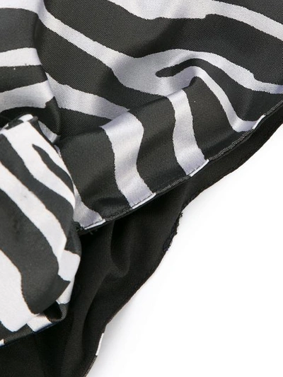 Shop Taller Marmo Zebra Pattern Headband In Black