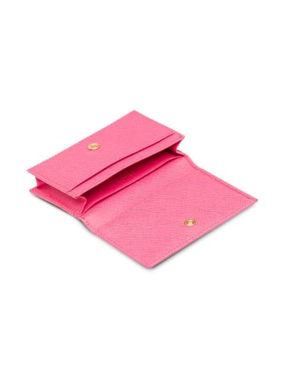 PRADA 真皮卡夹 - 粉色