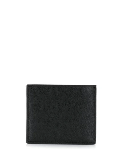 Shop Valextra Bi-fold Cardholder Wallet In Black