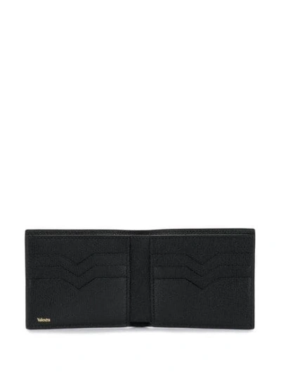 Shop Valextra Bi-fold Cardholder Wallet In Black