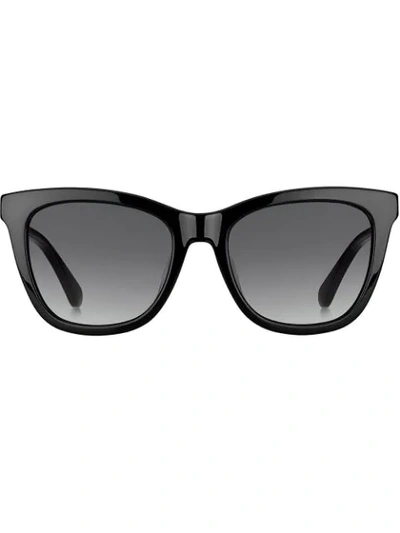 Shop Kate Spade Alexane Sunglasses In Black