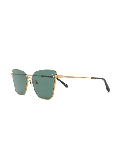 Shop Stella Mccartney Eyewear Stella Essentials Sunglasses - Green