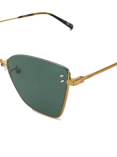Shop Stella Mccartney Eyewear Stella Essentials Sunglasses - Green