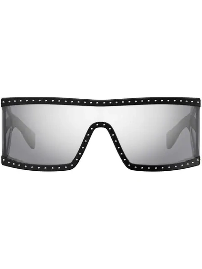 Shop Moschino Eyewear Square Sunglasses In Black