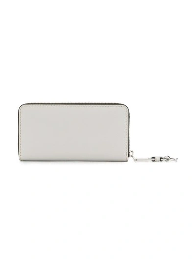 Shop Marc Jacobs Grind Standard Continental Wallet In Grey