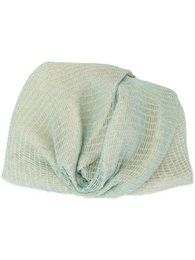 Shop Missoni Draped Turban In Blue
