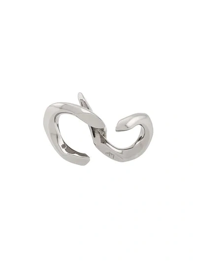 Shop Annelise Michelson Dechainee Ring In Silver