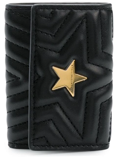 Shop Stella Mccartney Stella Star Key Wallet - Black