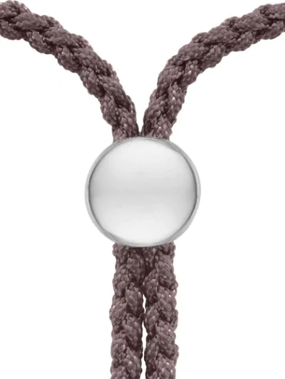 Shop Monica Vinader Fiji Mink Bracelet In Silver