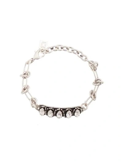 Shop Dannijo Linsala Bracelet In Grey