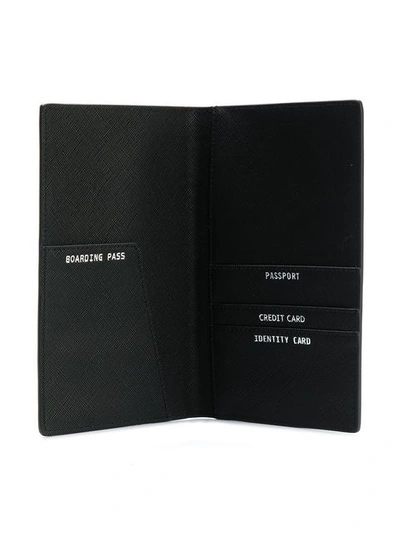 Shop Karl Lagerfeld K/ikonik Travel Wallet In Black