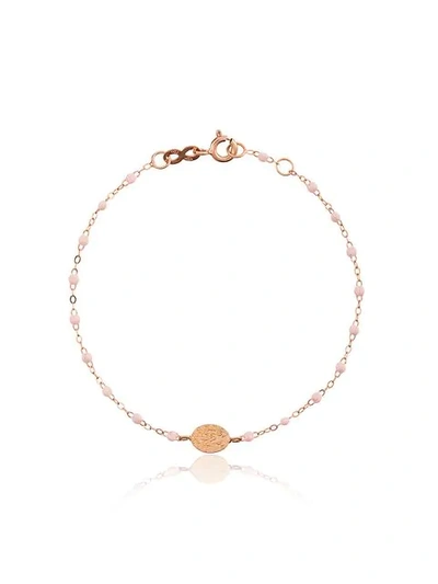 Shop Gigi Clozeau 18kt Rose Gold Pink Beaded Bracelet