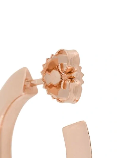 Maria Black Else Hoop Small Earring In Metallic