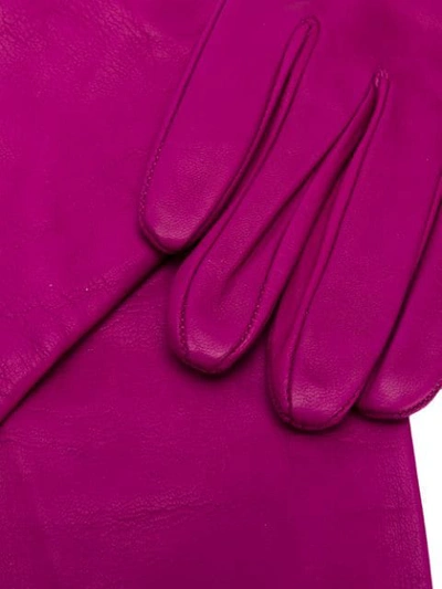 Shop Erika Cavallini Long Gloves - Pink