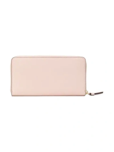 Shop Tory Burch Robinson Continental Wallet In Pink
