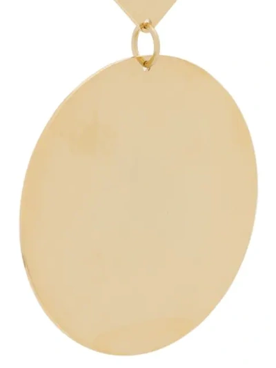 Shop Isabel Marant Étoile Triangle Drop Earrings In White