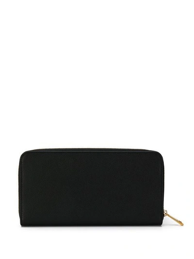 Shop Furla Zipped Wallet In Black
