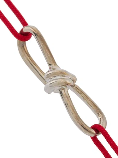 Shop Annelise Michelson Extra Small Wire Cord Bracelet - Red