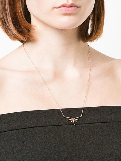 Shop Eva Fehren Sputnik Pendant Necklace In Metallic