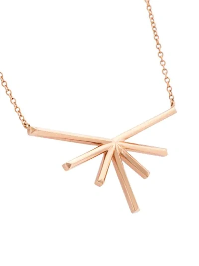 Shop Eva Fehren Sputnik Pendant Necklace In Metallic