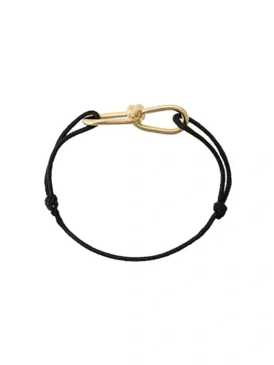 Shop Annelise Michelson Small Wire Cord Bracelet In Black