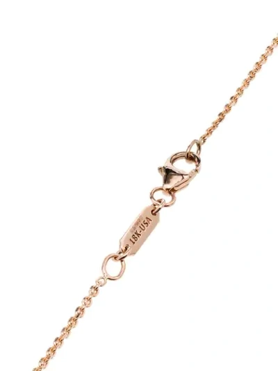 Shop Suzanne Kalan 18kt Rose Gold Firework Charm Necklace In Multicoloured
