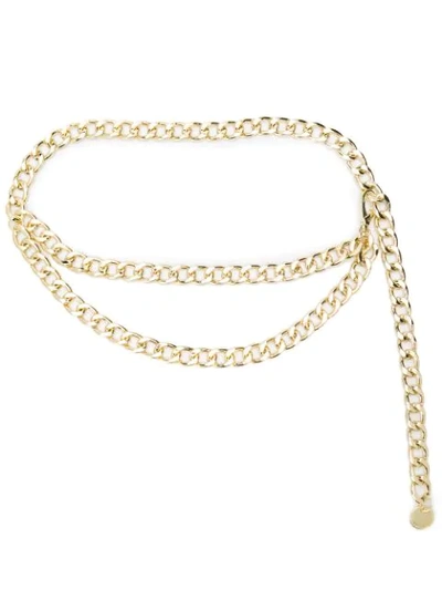 Shop B-low The Belt Gissel Chain Belt In Gold