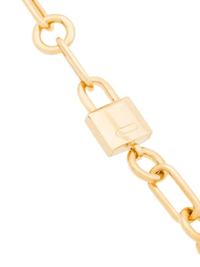 Shop Ambush Gold Padlock Link Necklace