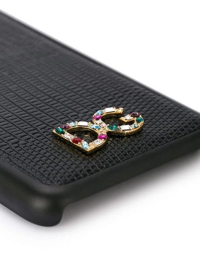 Shop Dolce & Gabbana Logo Iphone X Case In Black