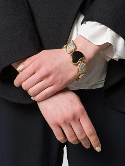 Pre-owned Saint Laurent Love Bracelet In Black