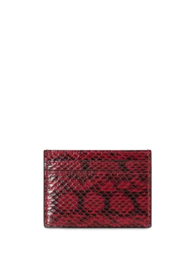 Shop Gucci Ophidia Gg Motif Cardholder In 6433 Red