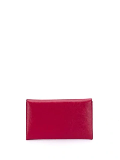 Shop Anya Hindmarch Envelope Wallet In Red