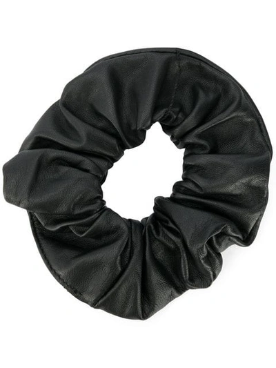 Shop Manokhi Scrunchie In Black